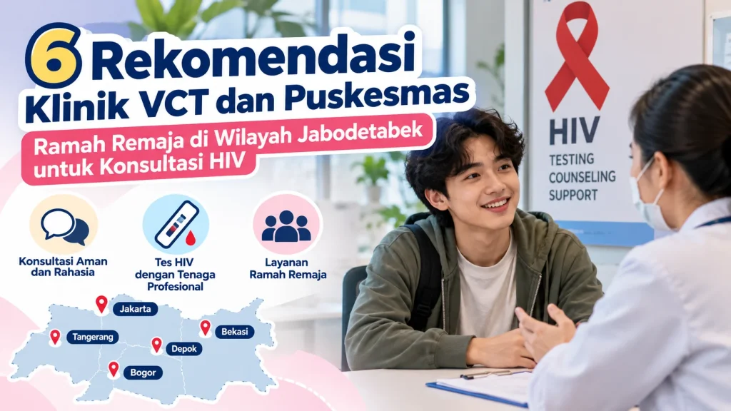 6 Rekomendasi Klinik VCT dan Puskesmas Ramah Remaja di Wilayah Jabodetabek untuk Konsultasi HIV