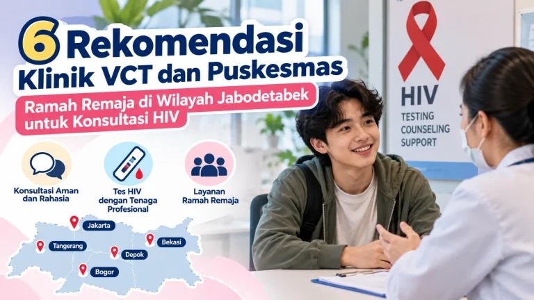6 Rekomendasi Klinik VCT dan Puskesmas Ramah Remaja di Wilayah Jabodetabek untuk Konsultasi HIV