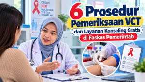 6 Prosedur Pemeriksaan VCT dan Layanan Konseling Gratis di Faskes Pemerintah
