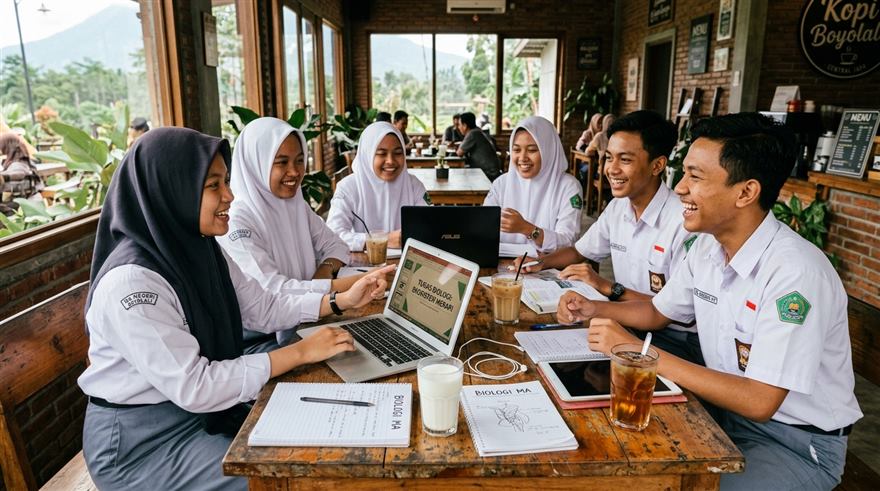 Kampanye edukasi Hari AIDS Sedunia yang diselenggarakan oleh komunitas pelajar dan mahasiswa